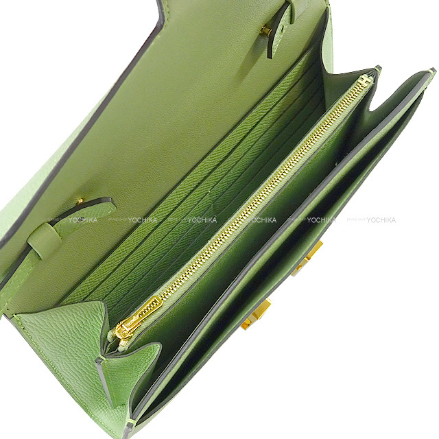 HERMES エルメス 長財布 コンスタンスロング トゥーゴー ヴェール