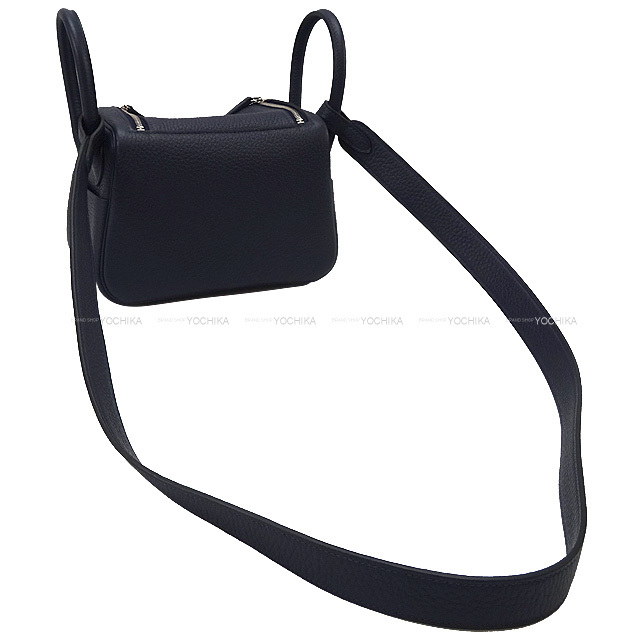 HERMES エルメス ショルダーバッグ リンディ 20 ミニ ブルーニュイ  