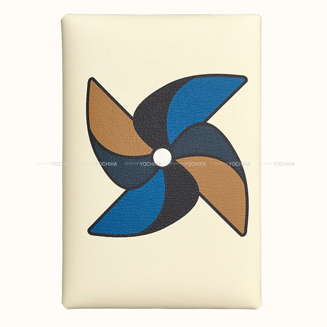 HERMES エルメス カードケース カルヴィ デュオ Moulin a Vent ナタ  