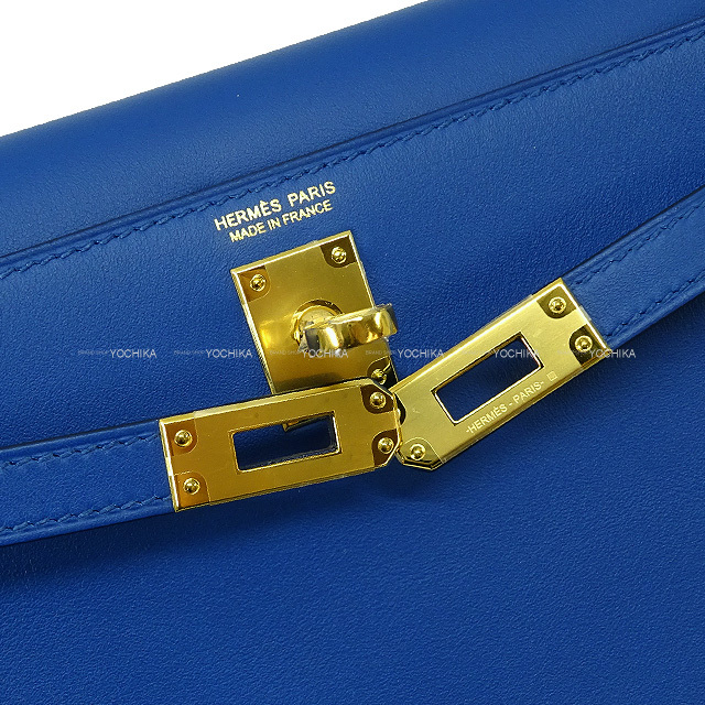 HERMES エルメス ショルダーバッグ ケリーダンス ブルーフランス 