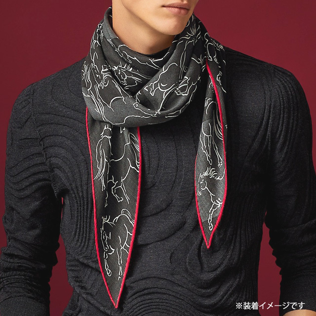 2020秋冬 HERMES エルメス スカーフ ロザンジュGM レガタロン  