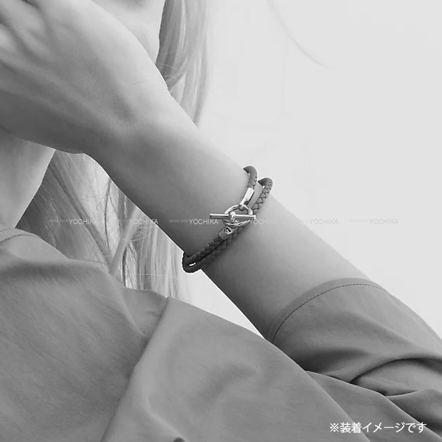 HERMES エルメス ブレスレット グレナン ドゥブルトゥール ゴールド  