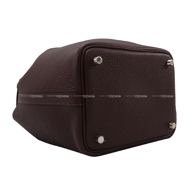 HERMES エルメス ハンドバッグ ピコタンロック 18 PM ルージュセリエ