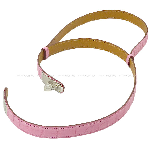 HERMES エルメス ベルト ケリーベルト18 バブルガムピンク 