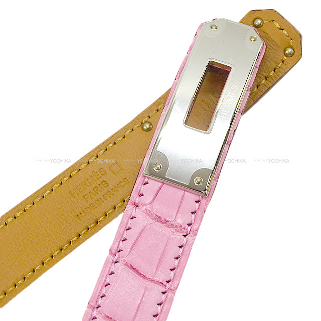 HERMES エルメス ベルト ケリーベルト18 バブルガムピンク 
