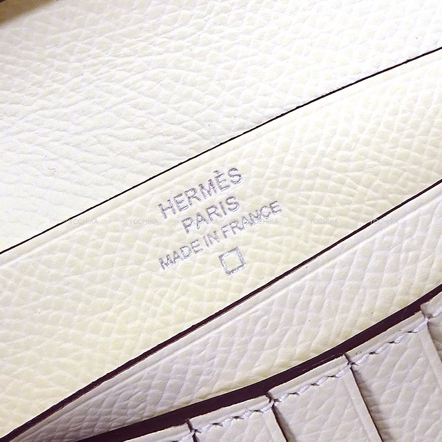 HERMES エルメス 二つ折り財布 ベアンコンパクト タッチ ナタ/ベージュ