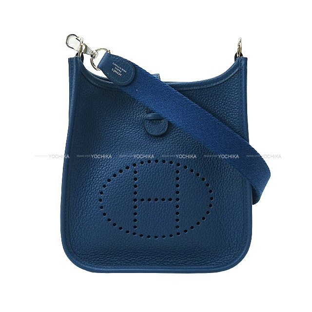 超レア★HERMES（エルメス）- Evelyne 16（エヴリン）ブルーリン HERMES エルメス ショルダーバッグ エヴリン(エブリン) 16 TPM
