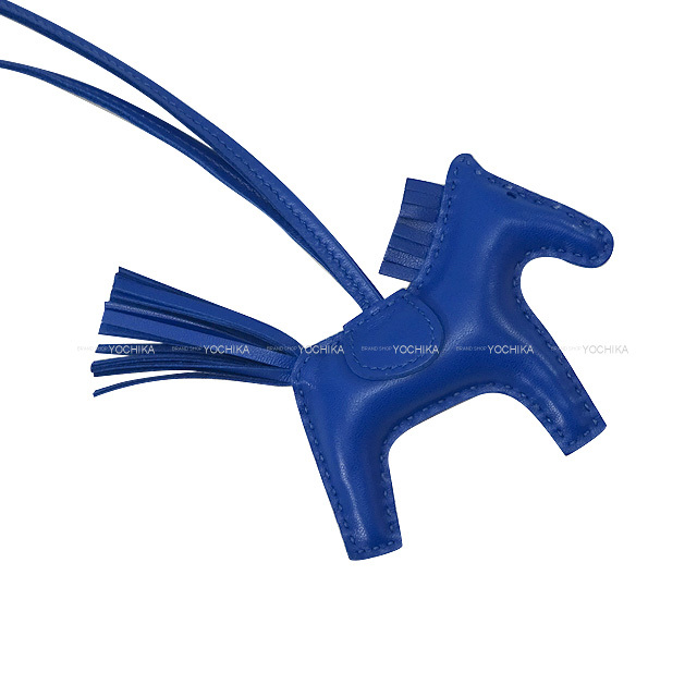 HERMES エルメス バッグチャーム ロデオ PM ソーブルー SO BLUE ブルー  