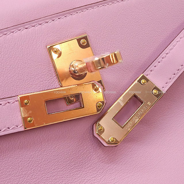 HERMES エルメス/ケリーポケットコンパクト/シェーブル/ピンク/SV金具/D M**************/SAランク/75【中古】 HERMES エルメス/ケリーポケットコンパクト/シェーブル/ピンク/SV金具
