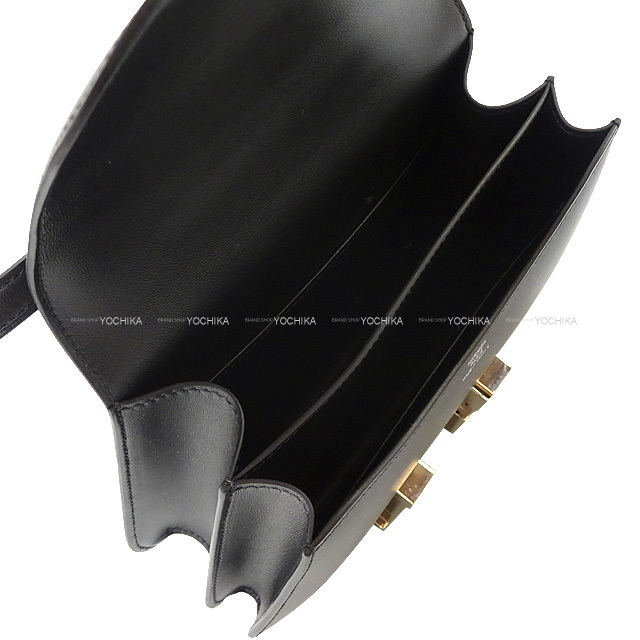 HERMES エルメス ショルダーバッグ コンスタンス3 ミニ 18 黒