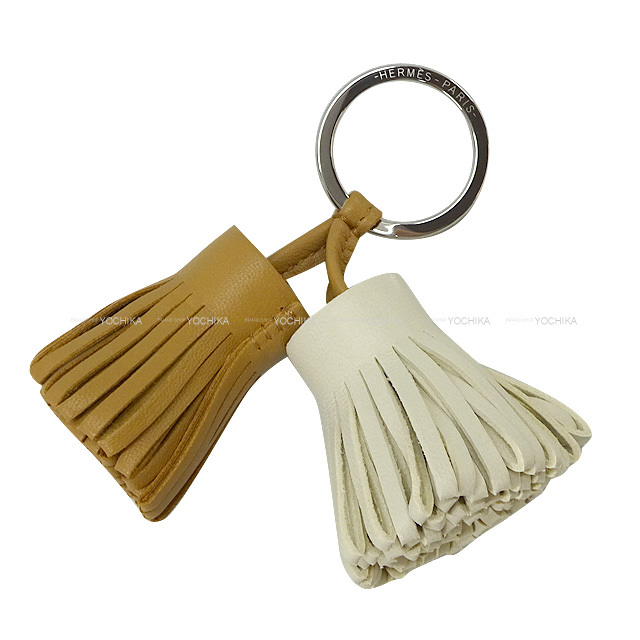 HERMES エルメス キーホルダー カルメン ウノドス チャイ/クレ  