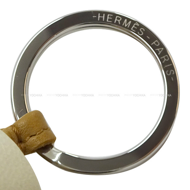 HERMES エルメス キーホルダー カルメン ウノドス チャイ/クレ  