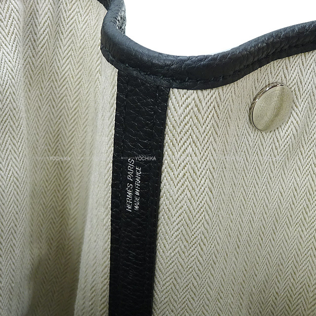 HERMES エルメス トートバッグ ガーデンパーティ 36 PM 黒