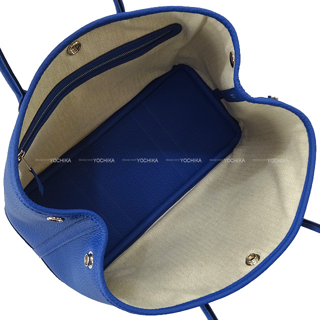 【レザー /Bleu Saphir】HERMES ガーデンパーティー 30 TPM HERMES エルメス トートバッグ ガーデンパーティ 30 TPM オール