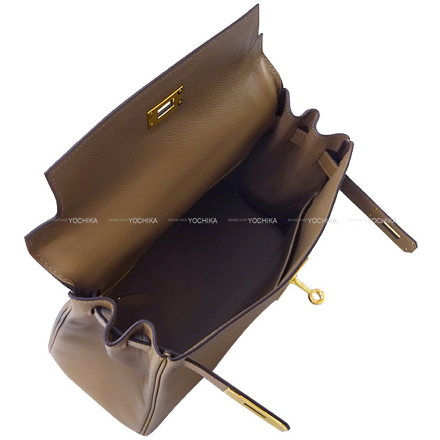 HERMES - エルメス オーストリッチ パーシュマン ゴールド金具 ケリーストラップ ショルダーバッグ 1835 【中古】 HERMES HERMES - エルメス オーストリッチ パーシュマン ゴールド金具
