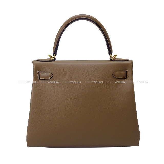 エルメス HERMES ケリー28 2WAY ハンドバッグ トゴ □L刻 ライト