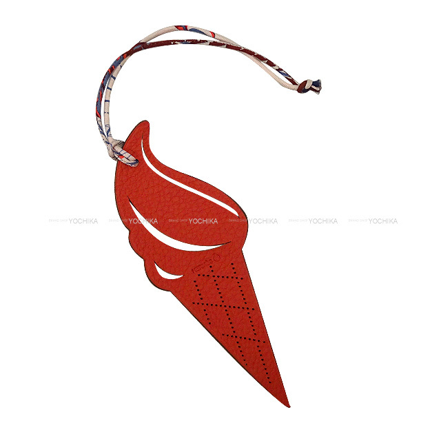 HERMES エルメス バッグチャーム プティアッシュ アイスクリーム  