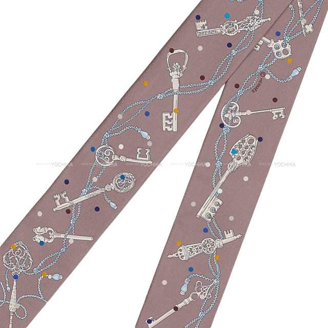 HERMES エルメス スカーフ ツイリー レクレアポア Les Cles a Pois  