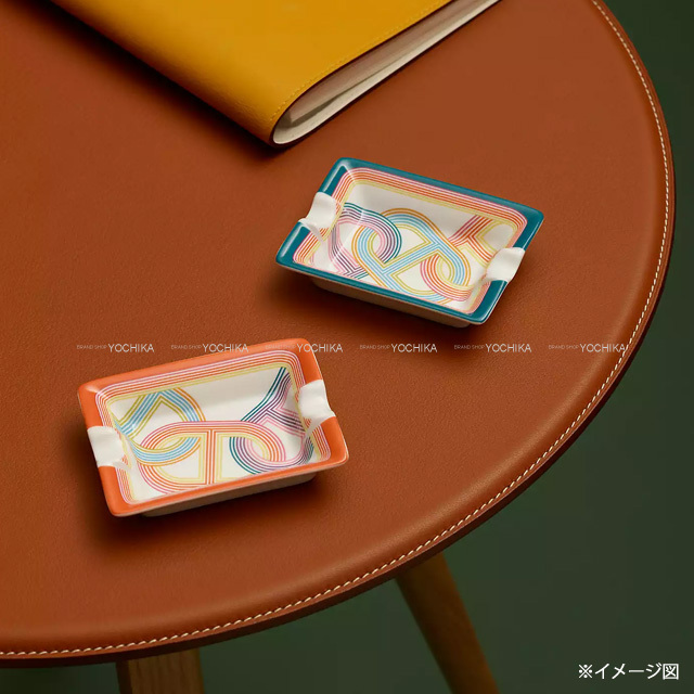 HERMES エルメス ミニ灰皿 2点セット アッシュトレイ サーキット24  