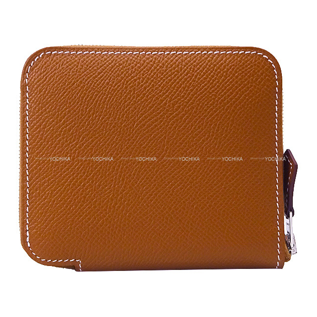 HERMES エルメス 二つ折り財布 アザップシルクイン コンパクト  