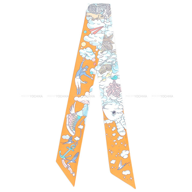 エルメス HERMES ツイリー SUR MON NUAGE スカーフ 衣料品 シルク  