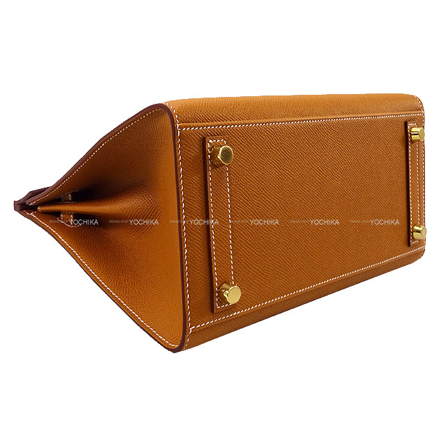 HERMES エルメス ハンドバッグ バーキン25 セリエ 外縫い ゴールド