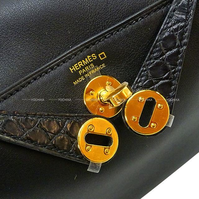 HERMES エルメス ショルダーバッグ リンディ 20 ミニ タッチ 黒