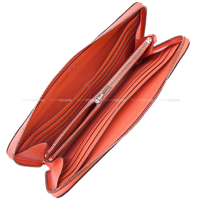 ❤未使用品❤アザップロング シルクイン ローズアザレ エルメス X刻印 HERMES 【新品同様】エルメス アザップロング シルクイン