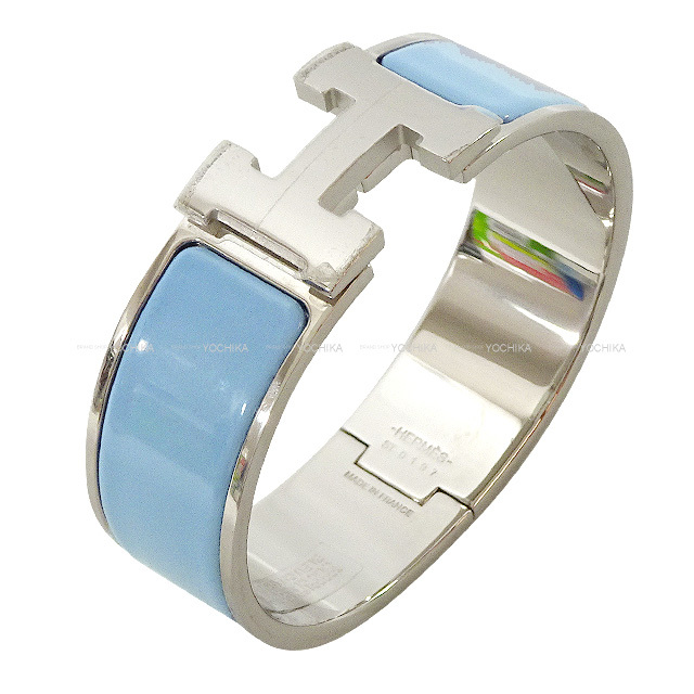 HERMES エルメス ブレスレット クリック クラック H PM ブルー  