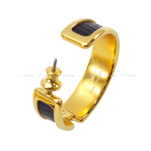 エルメス HERMES バングル リザード オランプ ゴールド（エルメス  