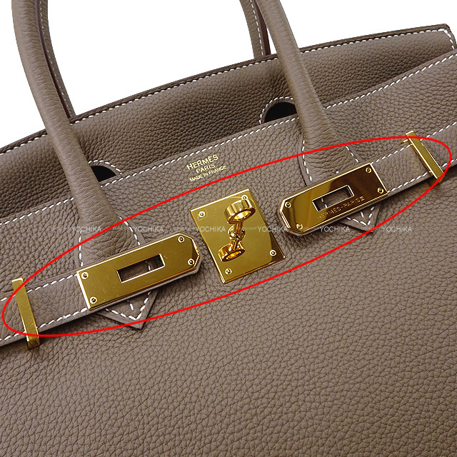 HERMES エルメス ハンドバッグ バーキン30 エトープ (エトゥープ) トゴ