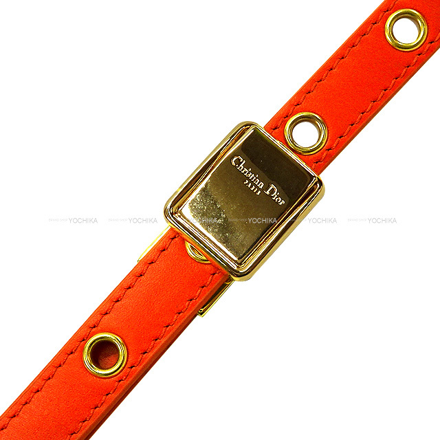 訳あり新品　CHRISTIAN DIOR　クリスチャンディオール　オレンジベルト Christian Dior クリスチャンディオール ショルダーバッグ 30