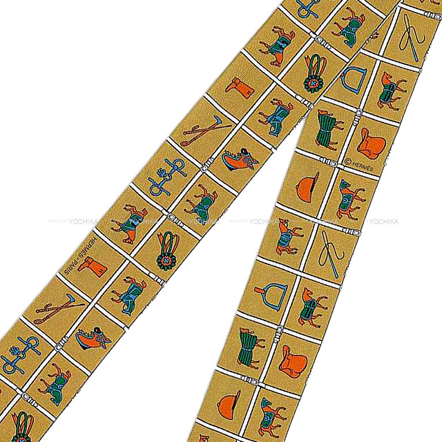 HERMES エルメス スカーフ ツイリー Couvertures et Tenues de Jour 馬  