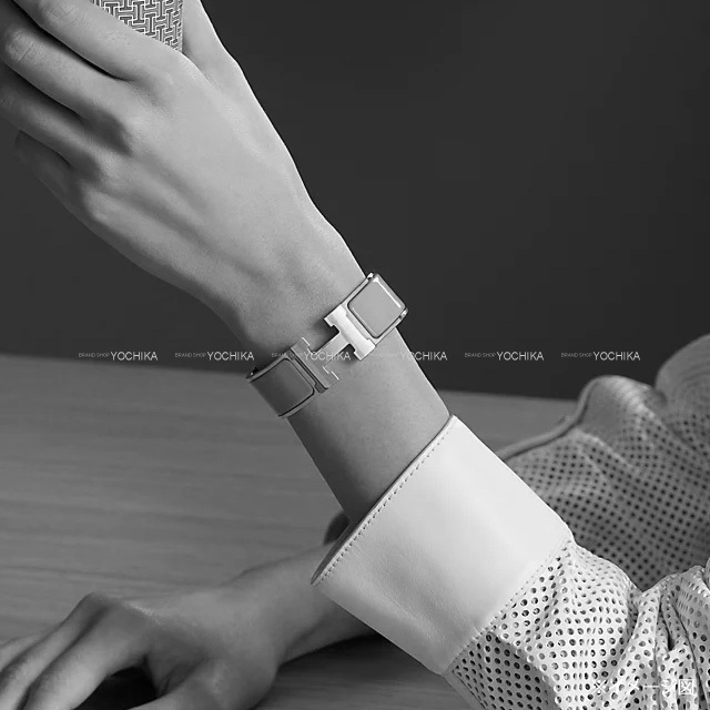 HERMES エルメス ブレスレット クリック クラック H PM 白 (ホワイト  