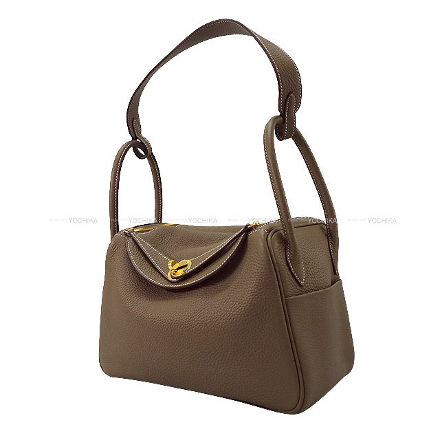 HERMES エルメス ショルダーバッグ リンディ26 エトープ (エトゥープ
