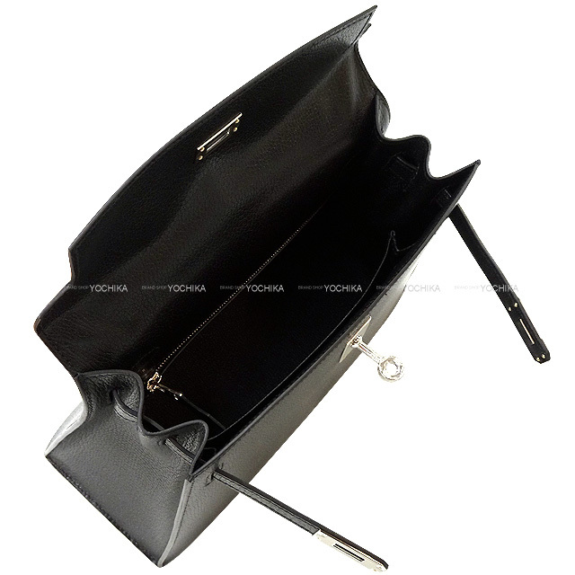 HERMES ブラック マイクロ　ケリー　バッグチャーム シルバー金具 エルメス HERMES ケリー25 タッチ B刻 (2023年製) ブラック