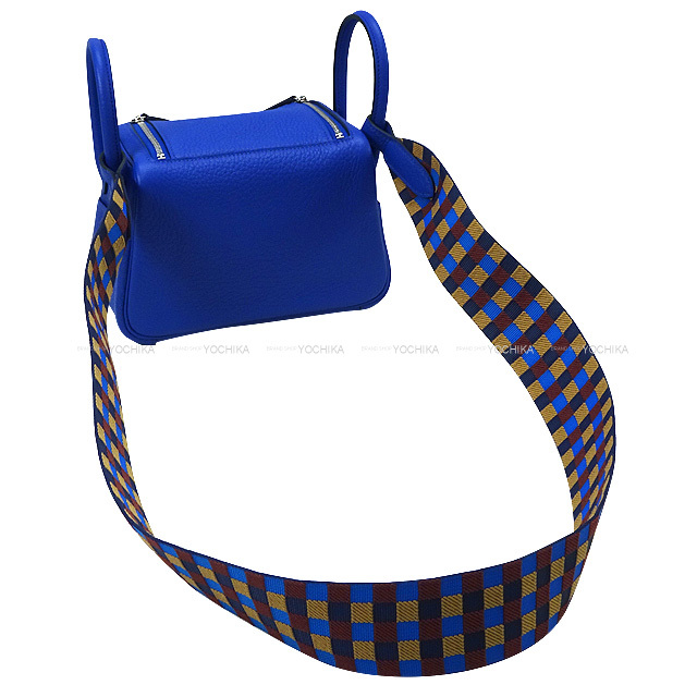 【未使用品】エルメス MAXI QUADRILLE リンディ MINI 083720CC ショルダーバッグ HERMES - エルメス MAXI QUADRILLE リンディ MINI 083720CK ショルダー