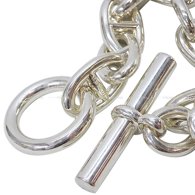 HERMES エルメス ブレスレット シェーヌダンクル TGM 11コマ シルバー  