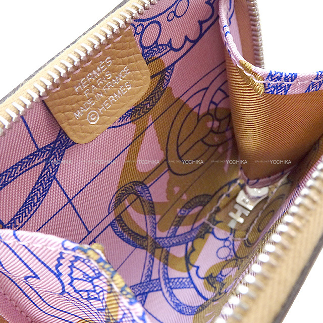 【美品】人気カラー　モーヴシルベストバスティア　小銭入れ　小物入れ HERMES - 【美品】人気カラー モーヴシルベストバスティア 小銭