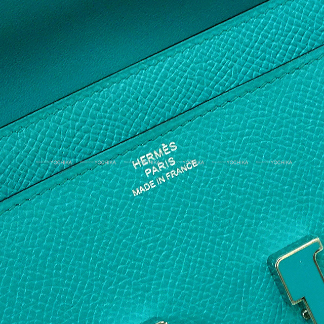 HERMES エルメス 長財布 コンスタンスロング ブルーパオン