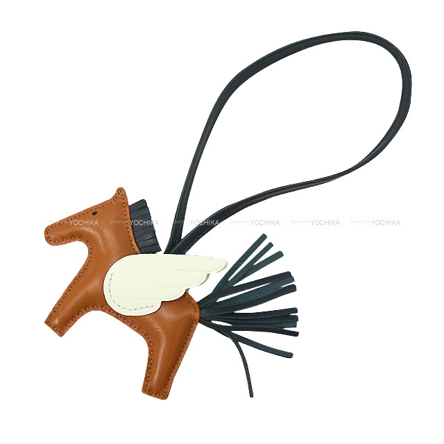 HERMES エルメス バッグチャーム ロデオ ペガサス PM ゴールド  