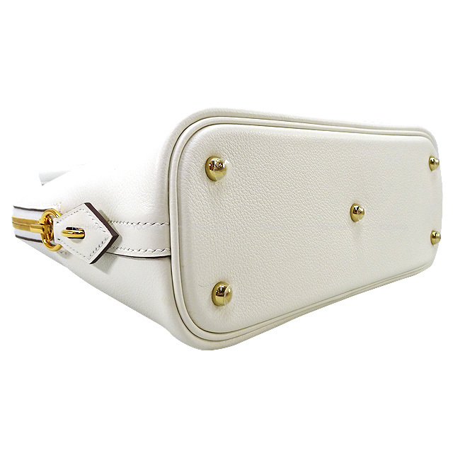 HERMES エルメス ショルダーバッグ ボリード1923 25 ヴェルソ 白