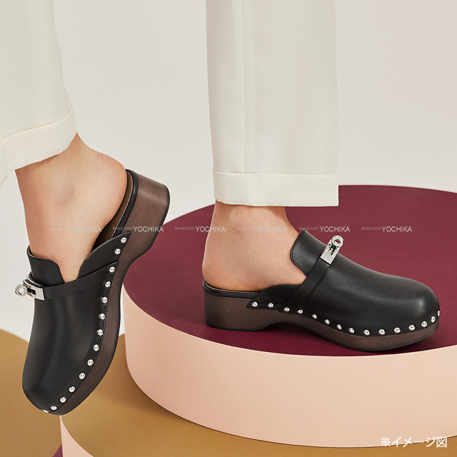 HERMES⭐︎ミュール《カリャ》サボ⭐︎ブラック⭐︎エルメス  