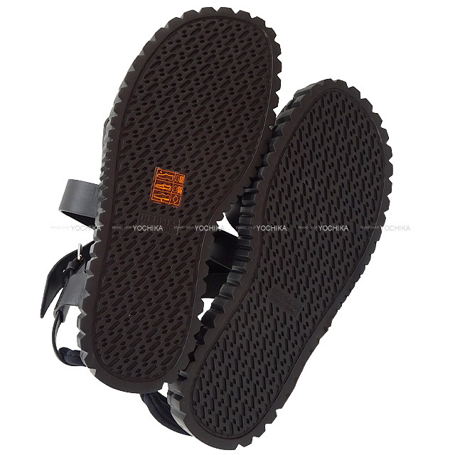 2022年 春夏 HERMES エルメス サンダル エベレスト 黒 (ブラック  