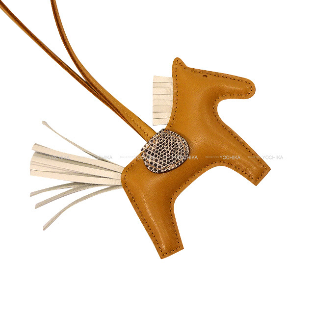 HERMES エルメス バッグチャーム ロデオ PM タッチ セサミ/クレ  