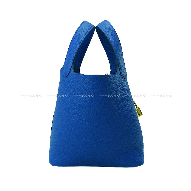 HERMES エルメス ハンドバッグ ピコタンロック 18 PM ブルーロイヤル  