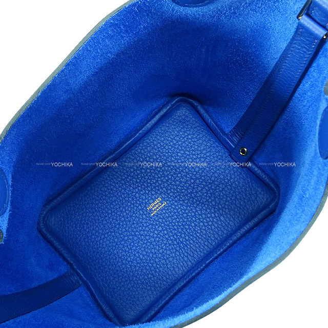 HERMES エルメス ハンドバッグ ピコタンロック 18 PM ブルーロイヤル  
