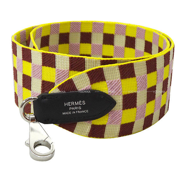 エルメス HERMES ストラップ マキシカドリーユ バンドリエール ショルダーストラップ パープル エルメス(HERMES)エルメス バンドリエール マキシカドリーユ