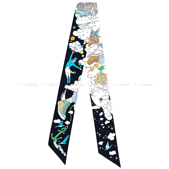 2022年秋冬 HERMES エルメス スカーフ ツイリー Sur Mon Nuage 私の雲  