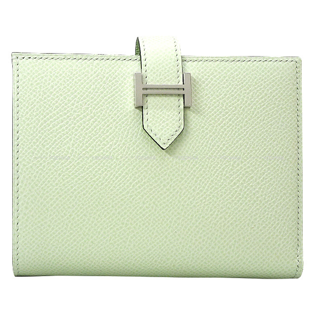 2022年秋冬 HERMES エルメス 二つ折り財布 ベアンコンパクト ヴェール  